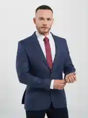 Вишнёвый галстук мужской