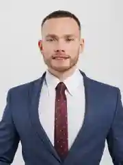 Пудровый галстук мужской