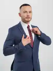 Пудровый галстук мужской