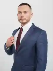 Пудровый галстук мужской