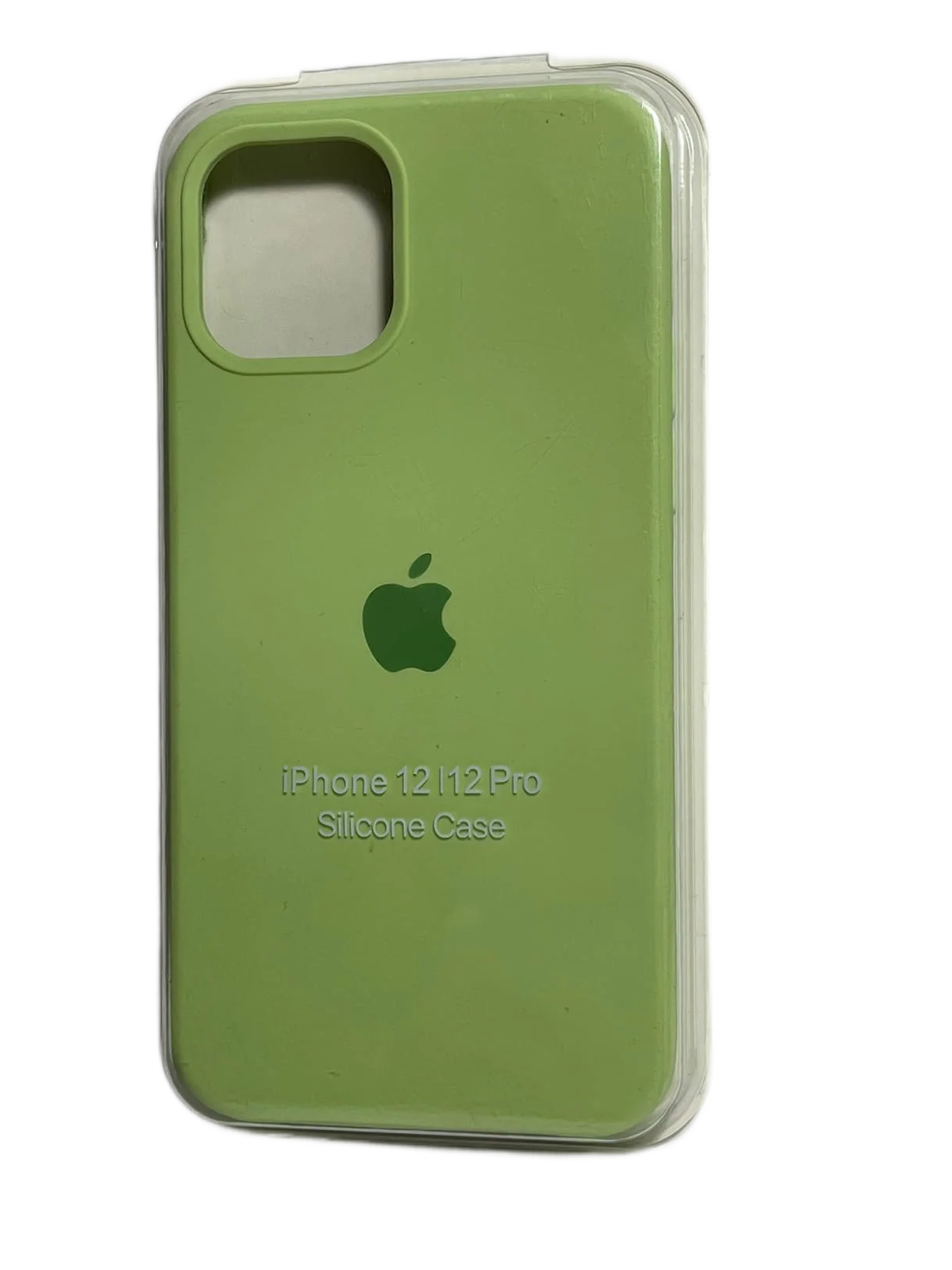 Мятный чехол для iPhone 12 Pro Silicone Case /Чехол для iPhone 12  с подкладкой из микрофибры