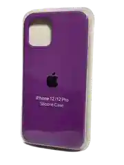 Пурпурный чехол для iPhone 12 Pro Silicone Case /Чехол для iPhone 12  с подкладкой из микрофибры