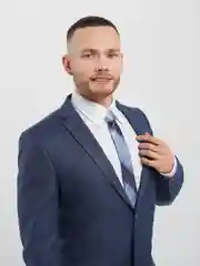 Черный галстук мужской
