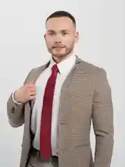 Аметистовый галстук мужской