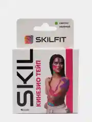 Зеленый кинезио тейп SKILFIT для лица, тела, ног, живота, суставов, подтяжки, спины, от морщин