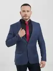 Бордовый галстук однотонный