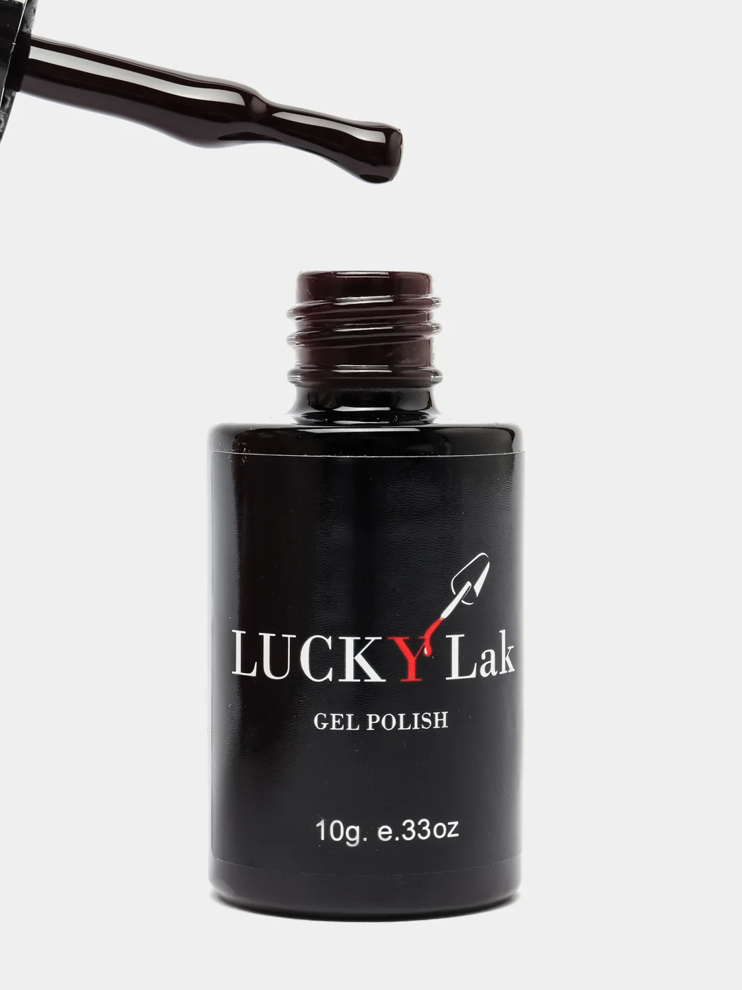 Гель лак LuckyLak Edition №049, 10g вишневый бордовый марсала насыщенный темный