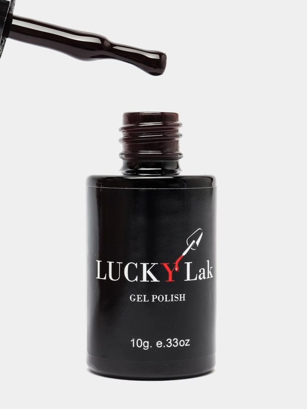 Гель лак LuckyLak Edition №049, 10g вишневый бордовый марсала насыщенный темный