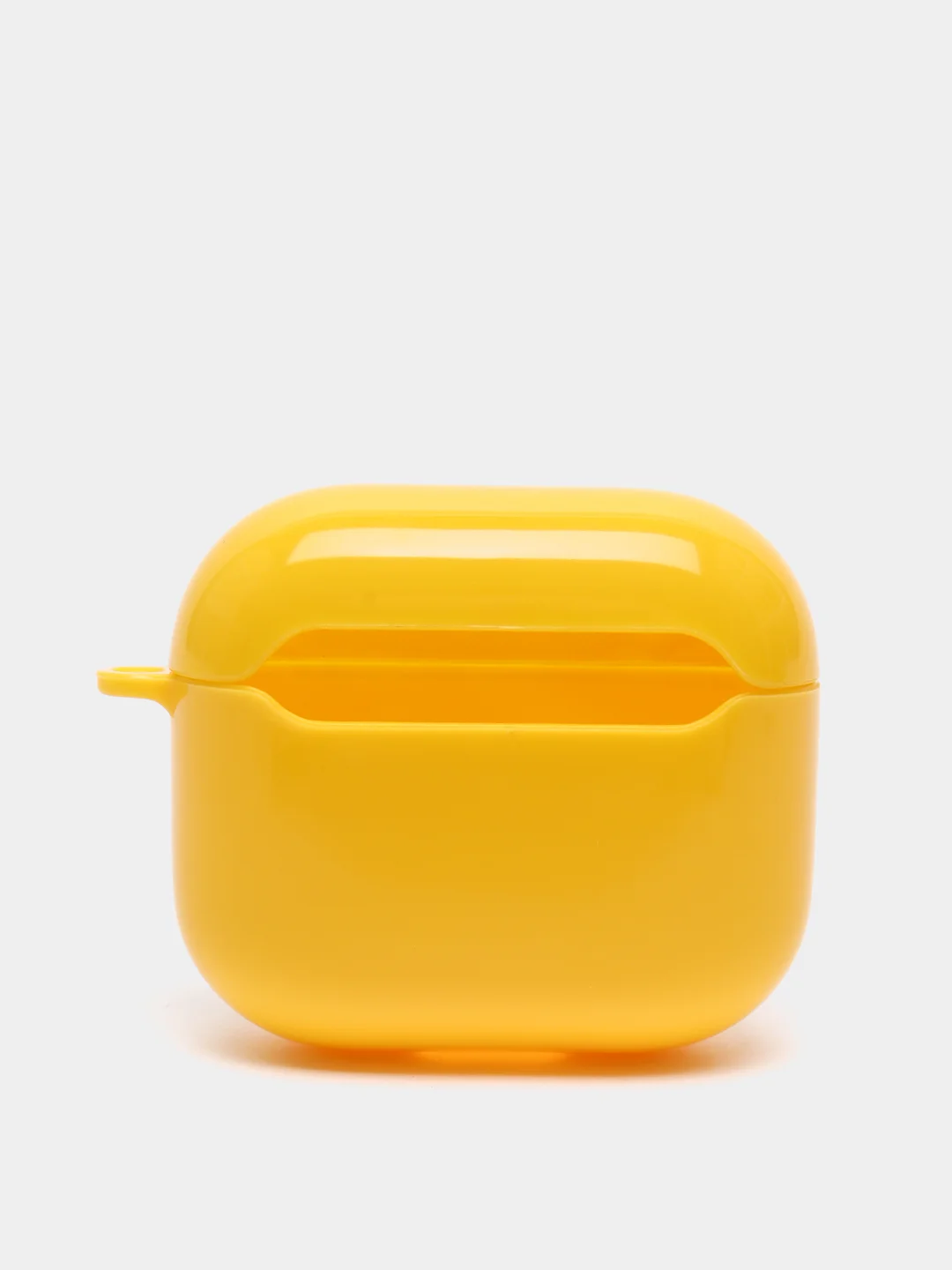 Желтый чехол для AirPods 3, 10 цветов, силикон, c креплением для карабина