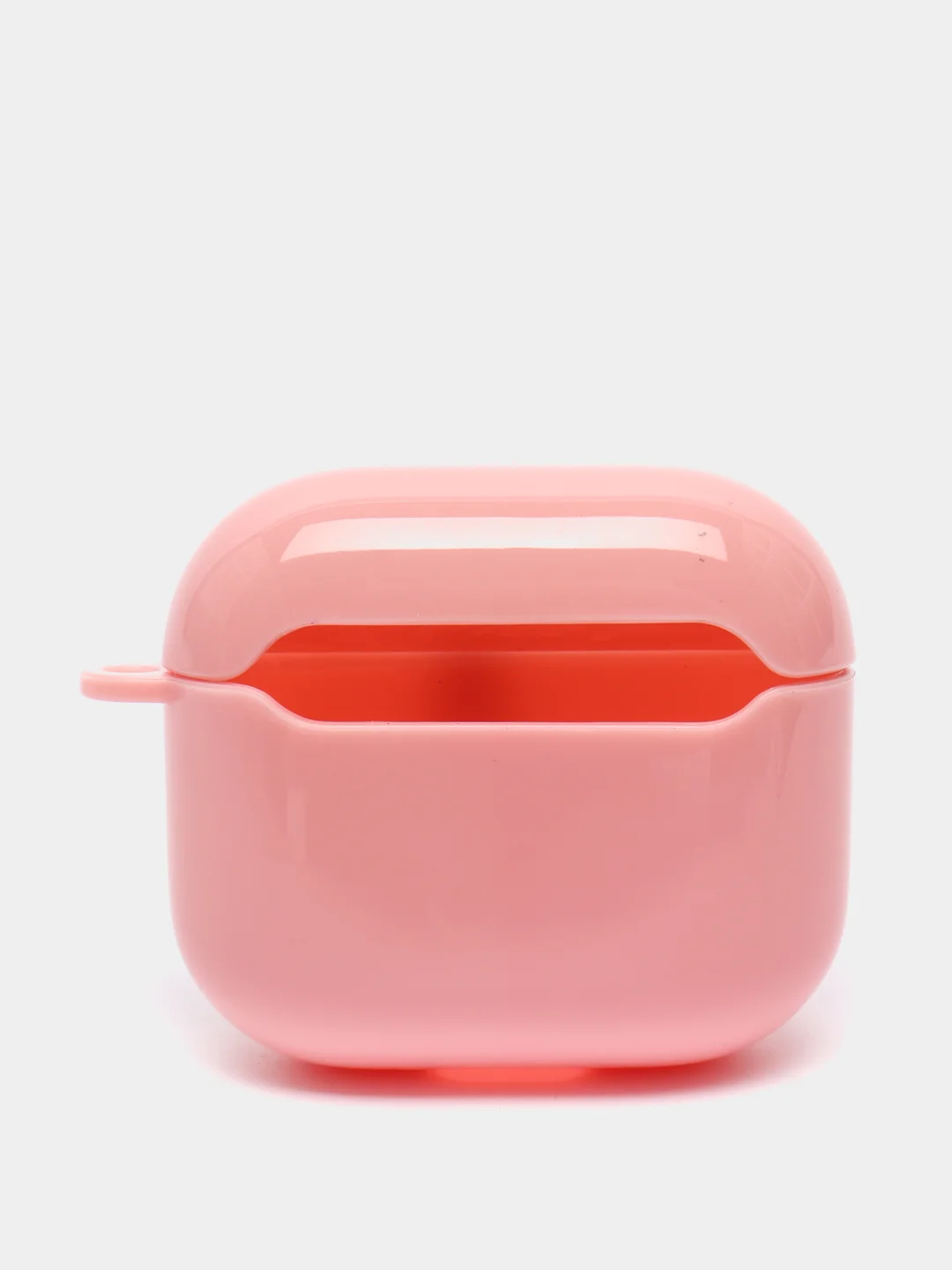 Розовый чехол для AirPods 3, 10 цветов, силикон, c креплением для карабина