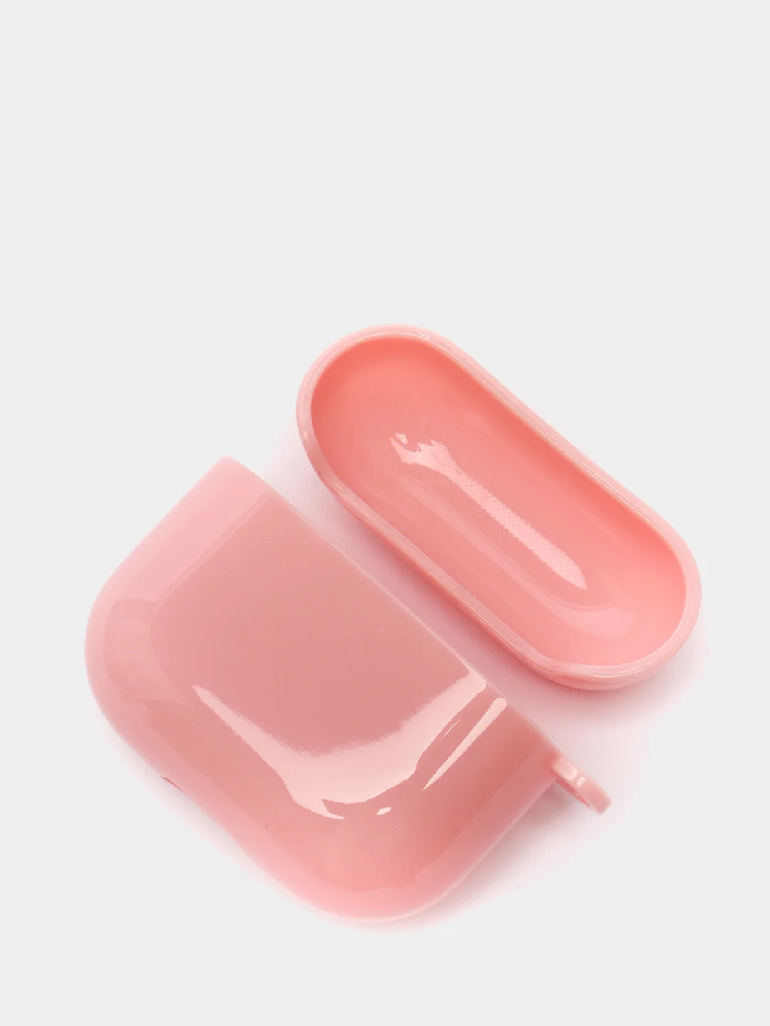 Розовый чехол для AirPods 3, 10 цветов, силикон, c креплением для карабина