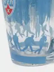 Кружка стеклянная "КХЛ", v=300 мл