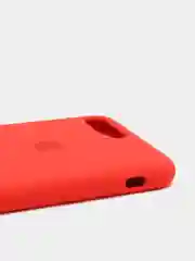 Красный силиконовый чехол для Айфон 6/6s, 7/8, 7+/8+, X/Xs, Xr, 11, 11Pro, 11ProMax
