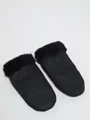 Тёмно-зелёный рукавицы(врежки) из натуральной овчины , 3 цвета