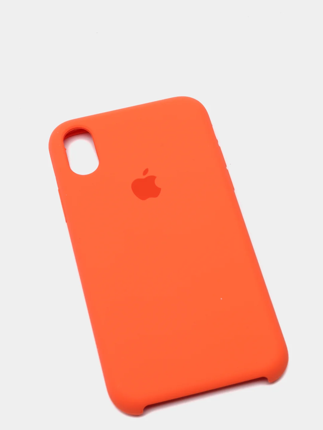 Оранжевый силиконовый чехол на iPhone 6, 6S / 7, 8 / 7 Plus, 8 Plus / X, XS / XR (разные цвета)