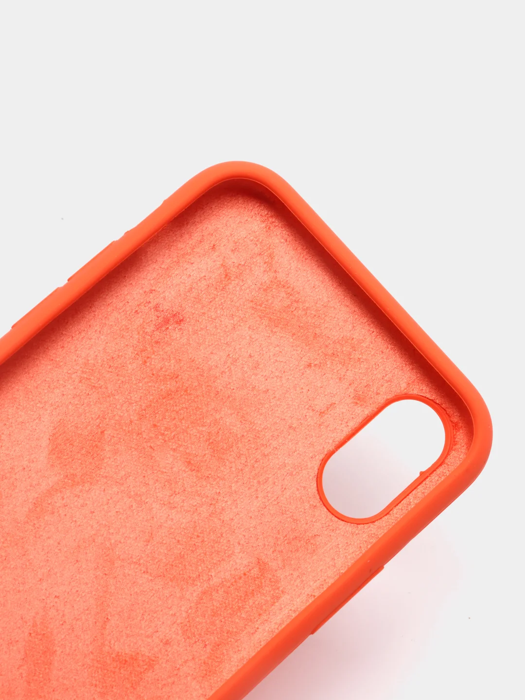 Оранжевый силиконовый чехол на iPhone 6, 6S / 7, 8 / 7 Plus, 8 Plus / X, XS / XR (разные цвета)