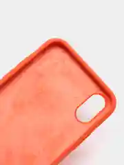 Оранжевый силиконовый чехол на iPhone 6, 6S / 7, 8 / 7 Plus, 8 Plus / X, XS / XR (разные цвета)