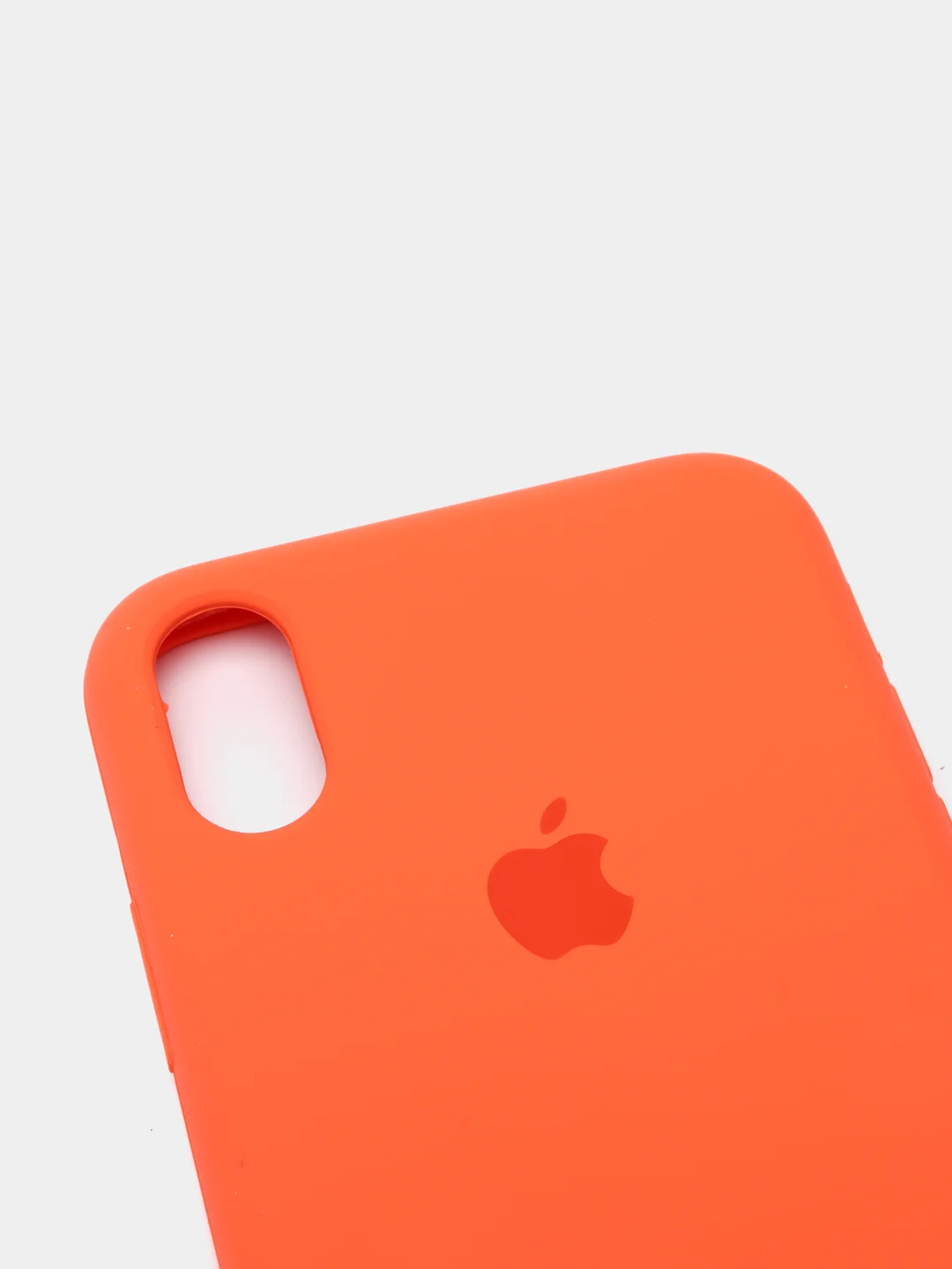 Оранжевый силиконовый чехол на iPhone 6, 6S / 7, 8 / 7 Plus, 8 Plus / X, XS / XR (разные цвета)