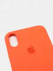 Оранжевый силиконовый чехол на iPhone 6, 6S / 7, 8 / 7 Plus, 8 Plus / X, XS / XR (разные цвета)