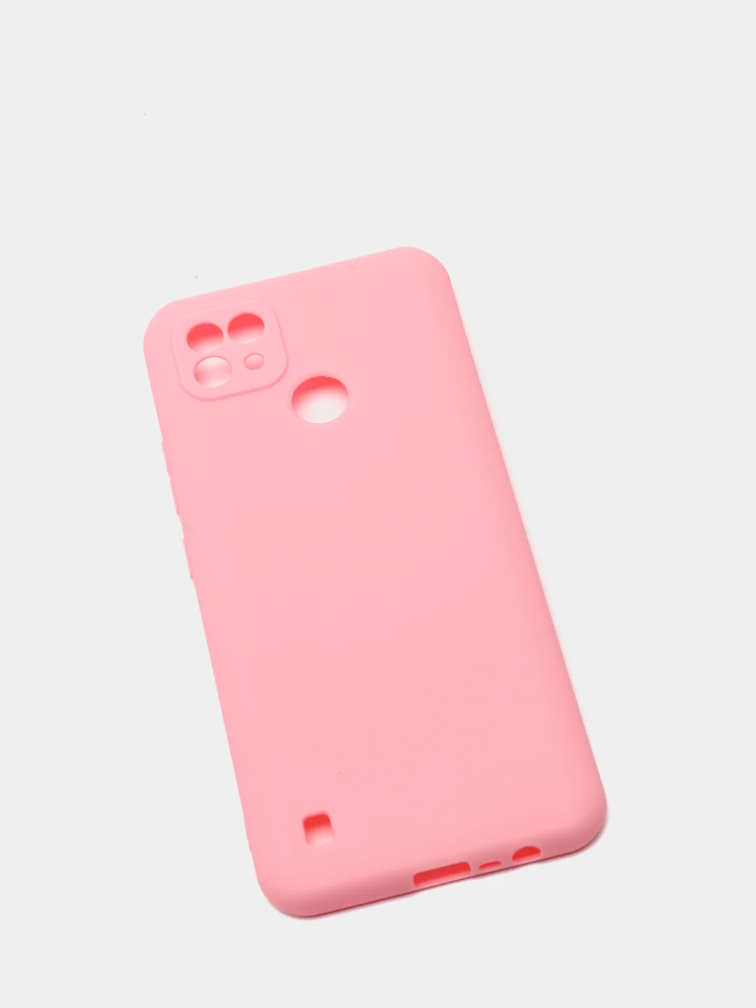 Розовый realme C21Y / realme C21 / Realme C11 (2021) / C11 (2020) чехол матовый
