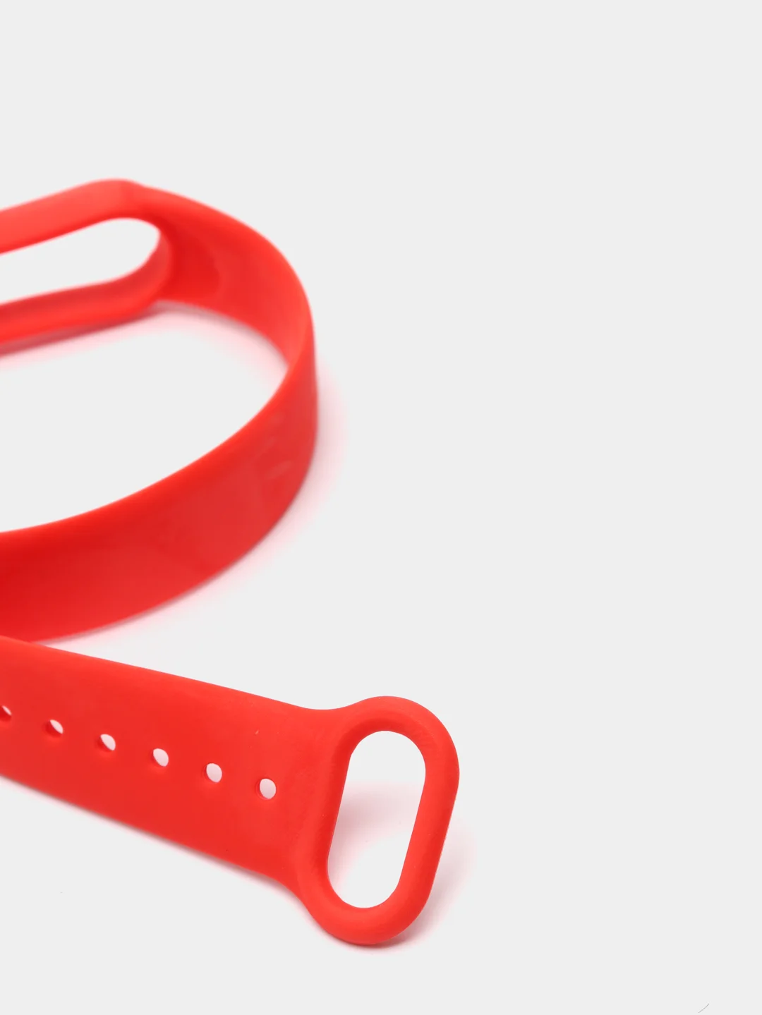 Красный силиконовый ремешок Xiaomi Mi Band 5