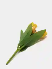 Желтый искусственные цветы тюльпаны "Бантик"