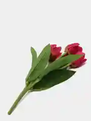 Вишнёвый искусственные цветы тюльпаны "Бантик"
