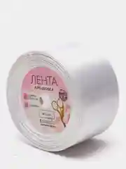Лента атласная, 50 мм х 23 м, белая