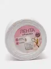 Лента атласная, 50 мм х 23 м, белая