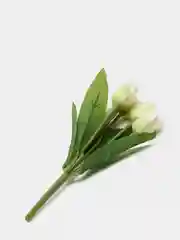 Белый искусственные цветы тюльпаны "Бантик"