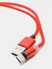 Белый магнитный кабель microUSB, type-C, Lightning