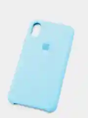 Голубой силиконовый чехол на iPhone 6, 6S / 7, 8 / 7 Plus, 8 Plus / X, XS / XR (разные цвета)