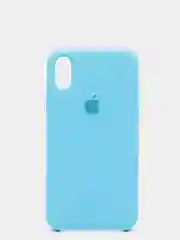 Голубой силиконовый чехол на iPhone 6, 6S / 7, 8 / 7 Plus, 8 Plus / X, XS / XR (разные цвета)