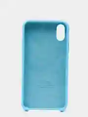 Голубой силиконовый чехол на iPhone 6, 6S / 7, 8 / 7 Plus, 8 Plus / X, XS / XR (разные цвета)