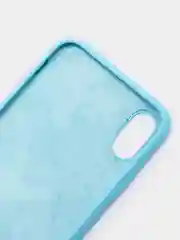 Голубой силиконовый чехол на iPhone 6, 6S / 7, 8 / 7 Plus, 8 Plus / X, XS / XR (разные цвета)