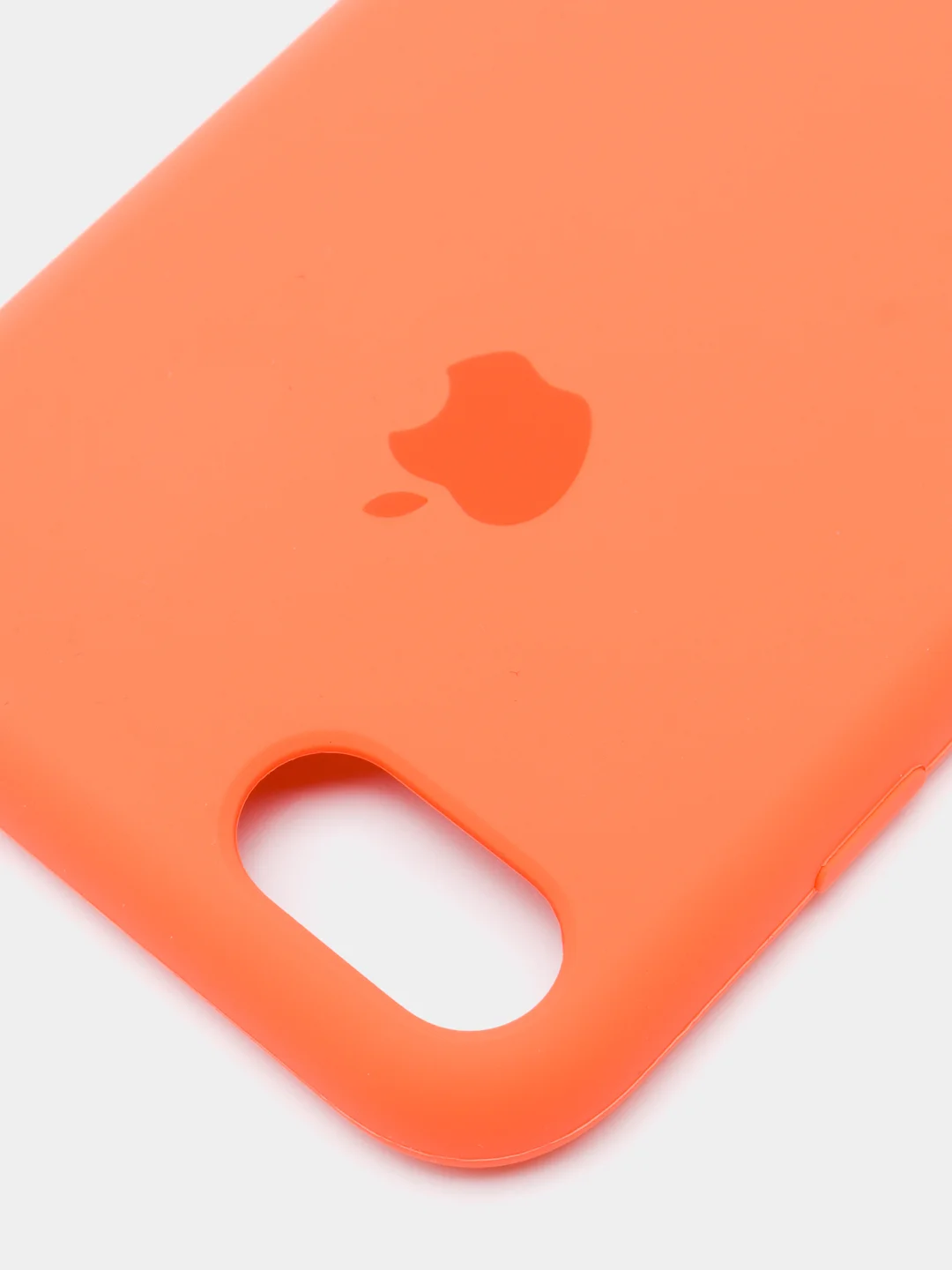 Оранжевый силиконовый чехол на iPhone 6, 6S / 7, 8 / 7 Plus, 8 Plus / X, XS / XR (разные цвета)