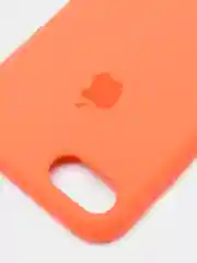 Оранжевый силиконовый чехол на iPhone 6, 6S / 7, 8 / 7 Plus, 8 Plus / X, XS / XR (разные цвета)