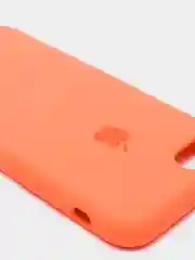 Оранжевый силиконовый чехол на iPhone 6, 6S / 7, 8 / 7 Plus, 8 Plus / X, XS / XR (разные цвета)