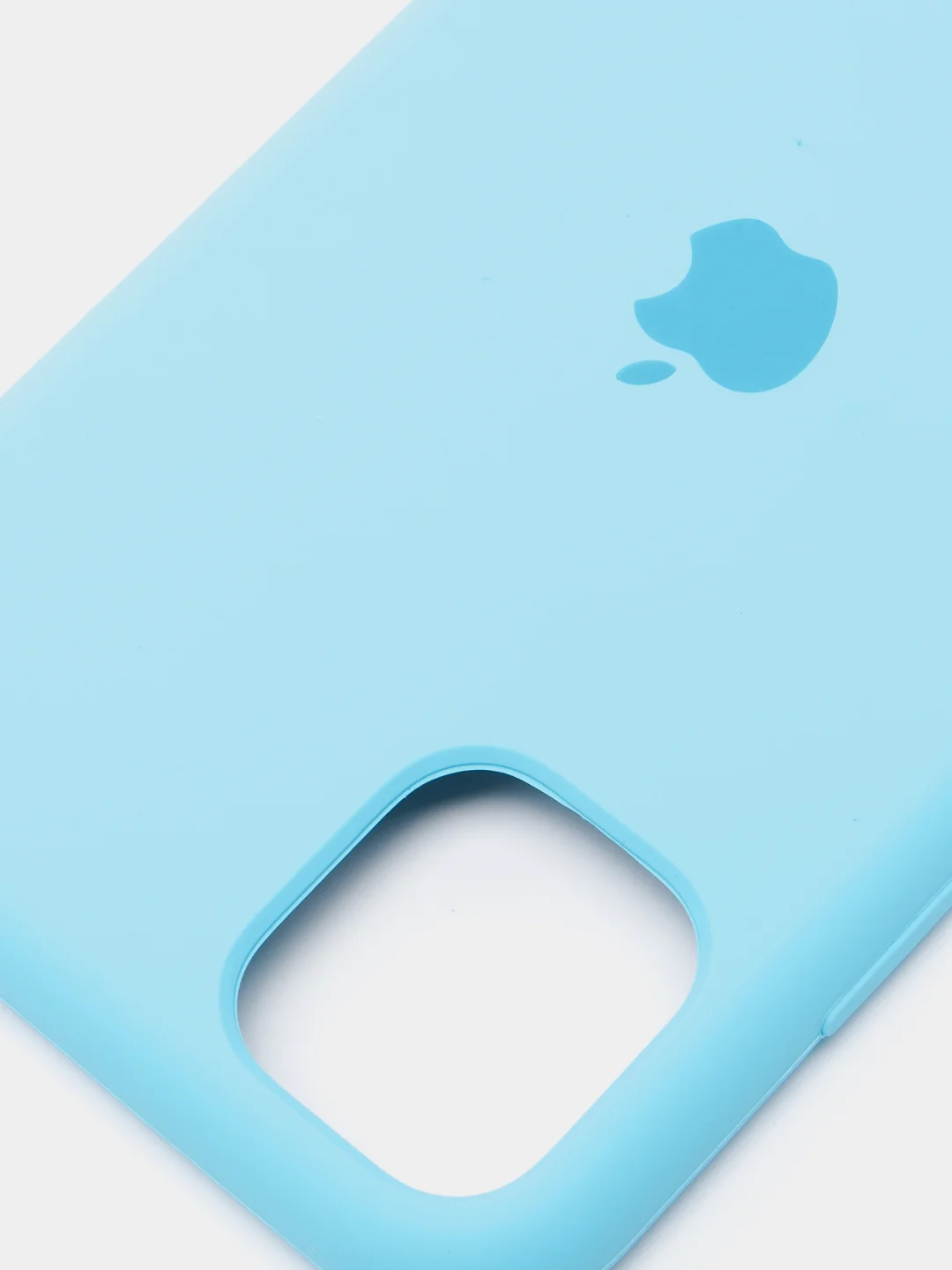 Голубой силиконовый чехол на iPhone 6, 6S / 7, 8 / 7 Plus, 8 Plus / X, XS / XR (разные цвета)