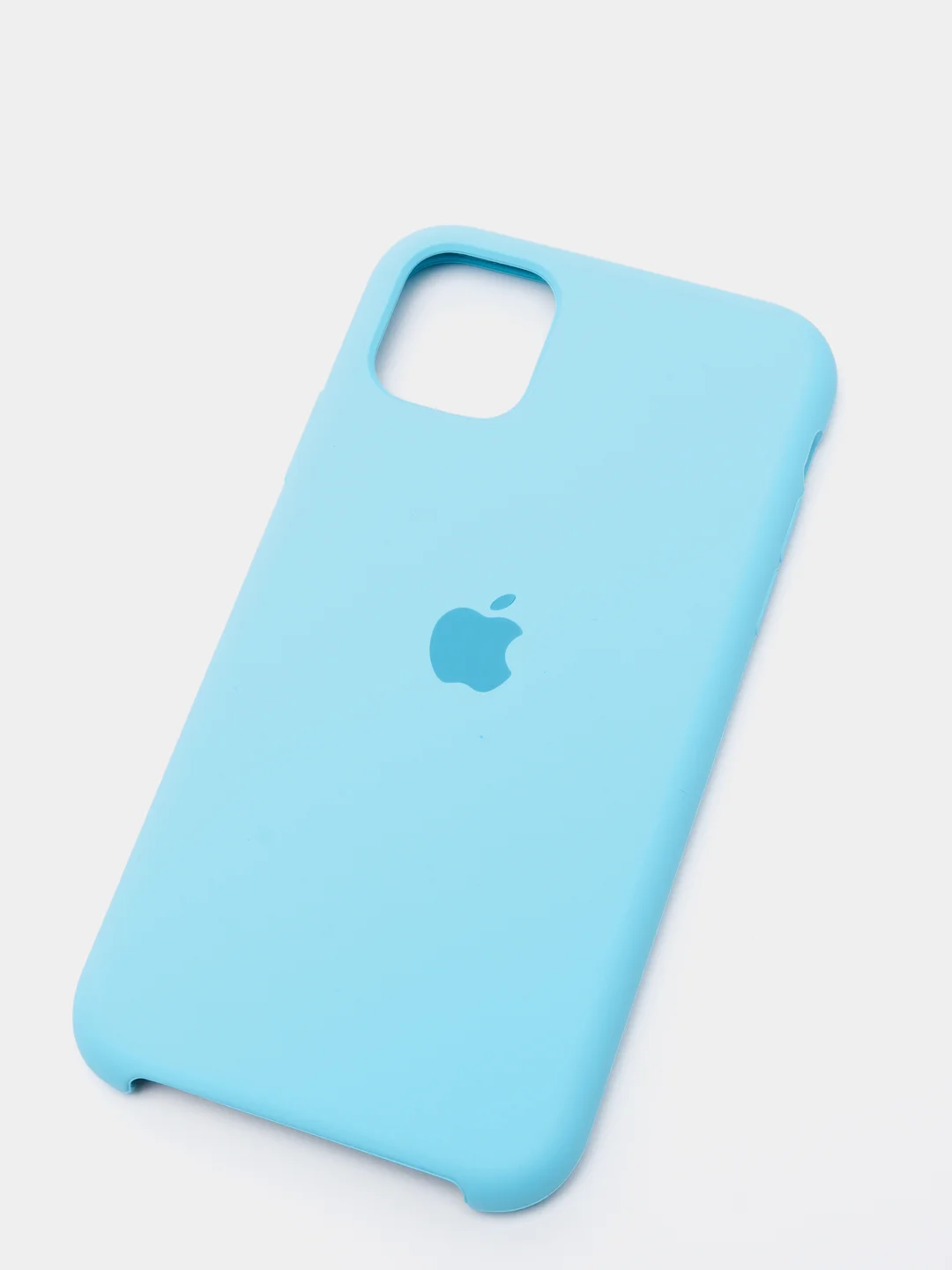 Голубой силиконовый чехол на iPhone 6, 6S / 7, 8 / 7 Plus, 8 Plus / X, XS / XR (разные цвета)