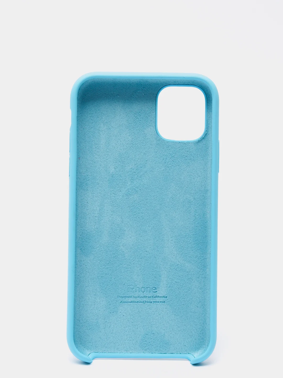 Голубой силиконовый чехол на iPhone 6, 6S / 7, 8 / 7 Plus, 8 Plus / X, XS / XR (разные цвета)