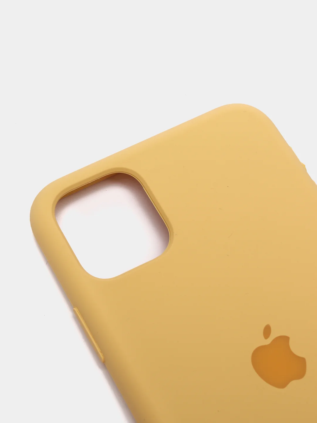 Желтый силиконовый чехол на iPhone 6, 6S / 7, 8 / 7 Plus, 8 Plus / X, XS / XR (разные цвета)