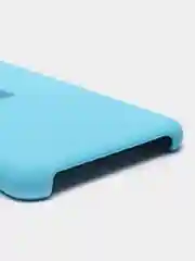 Голубой силиконовый чехол на iPhone 6, 6S / 7, 8 / 7 Plus, 8 Plus / X, XS / XR (разные цвета)