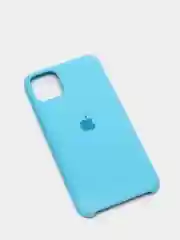 Голубой силиконовый чехол на iPhone 6, 6S / 7, 8 / 7 Plus, 8 Plus / X, XS / XR (разные цвета)
