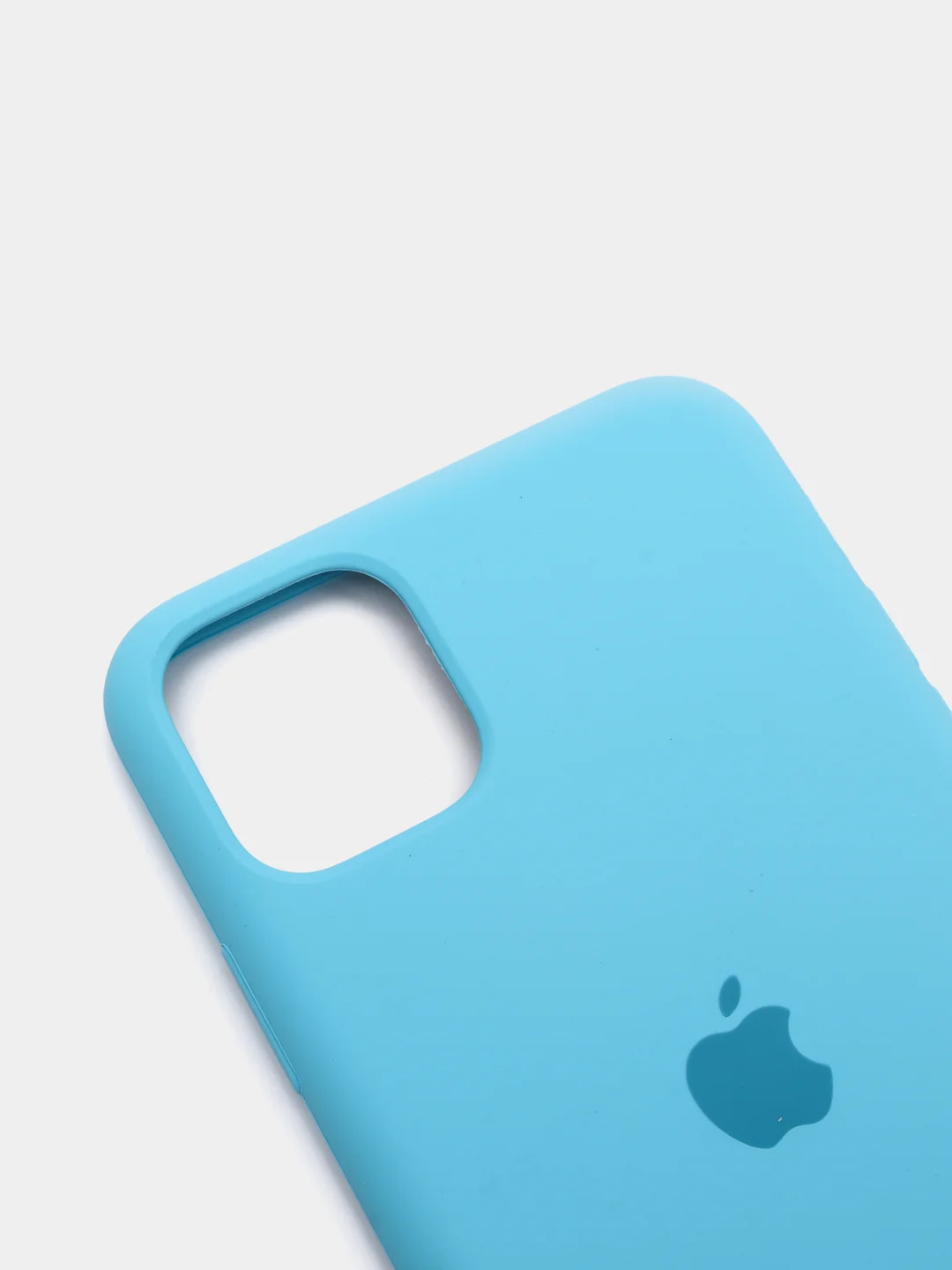 Голубой силиконовый чехол на iPhone 6, 6S / 7, 8 / 7 Plus, 8 Plus / X, XS / XR (разные цвета)