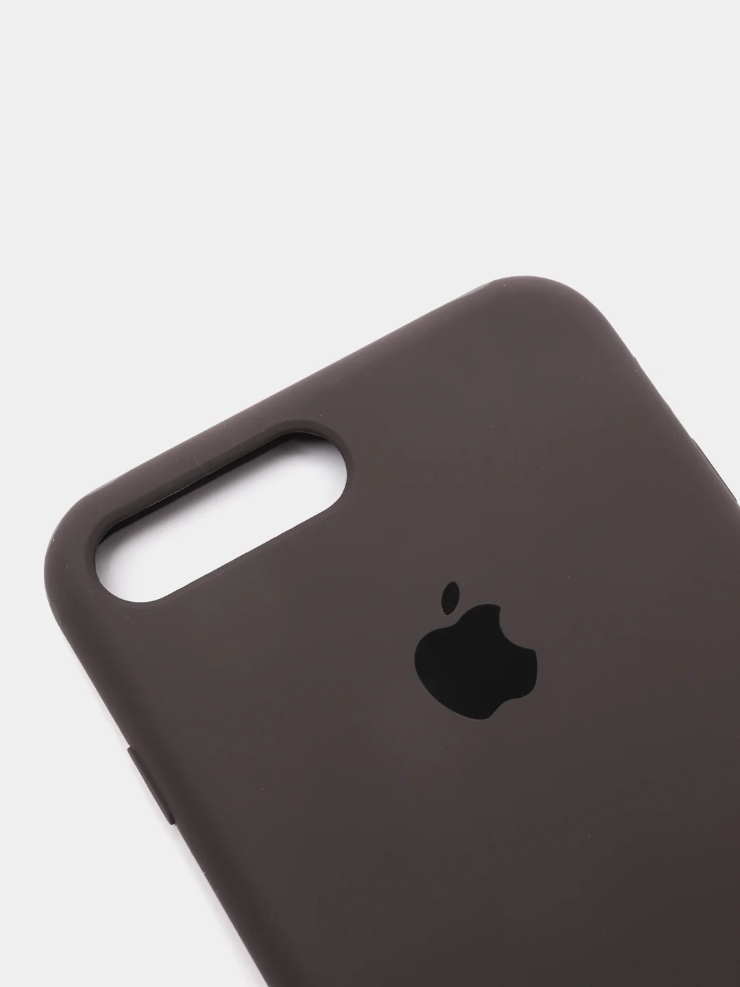 Коричневый силиконовый чехол на iPhone 6, 6S / 7, 8 / 7 Plus, 8 Plus / X, XS / XR (разные цвета)