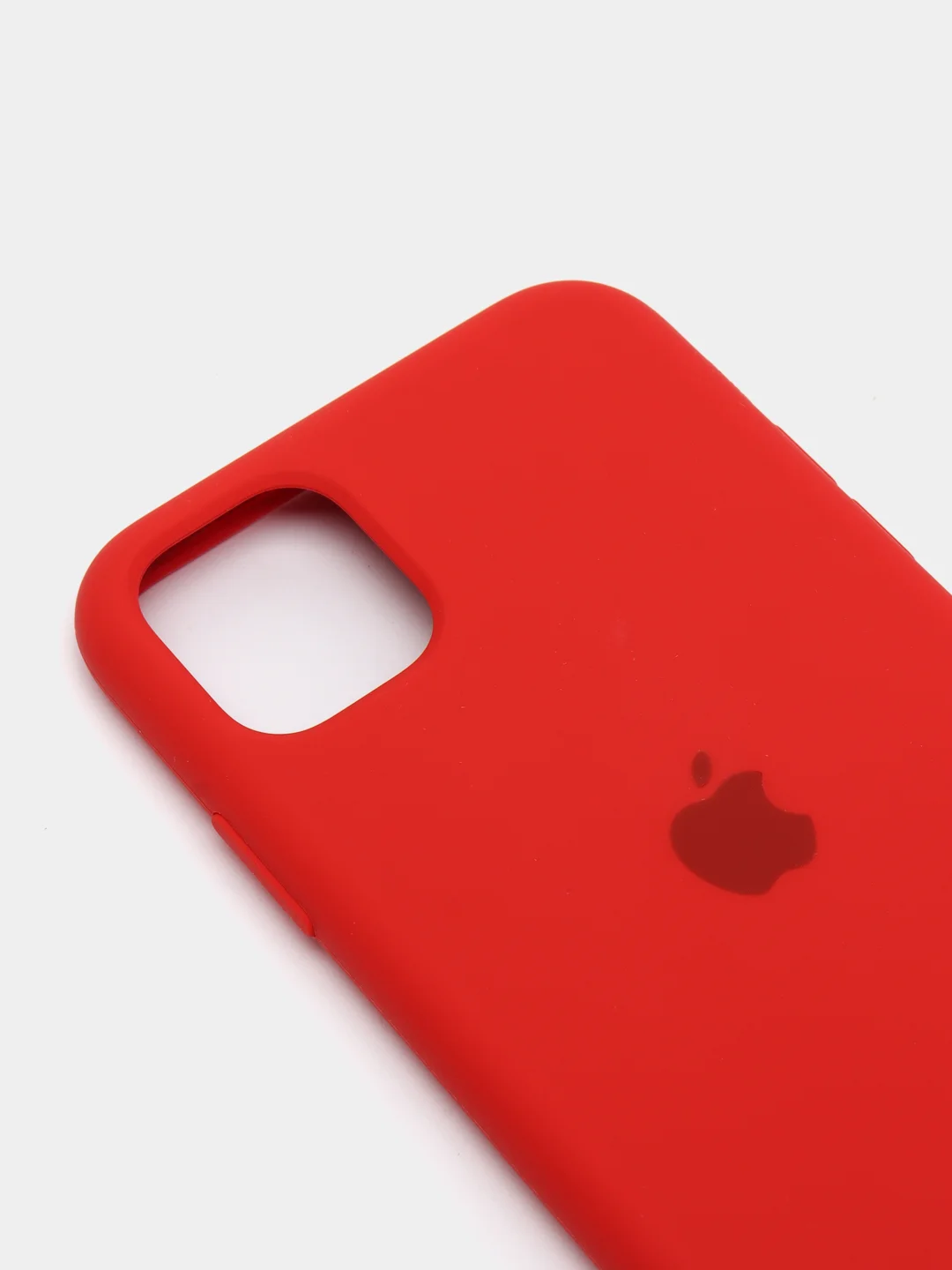 Красный силиконовый чехол на iPhone 6, 6S / 7, 8 / 7 Plus, 8 Plus / X, XS / XR (разные цвета)