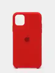 Красный силиконовый чехол на iPhone 6, 6S / 7, 8 / 7 Plus, 8 Plus / X, XS / XR (разные цвета)