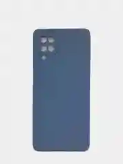 Синий меланж чехол цветной матовый на Samsung Galaxy A12 / Samsung Galaxy M12