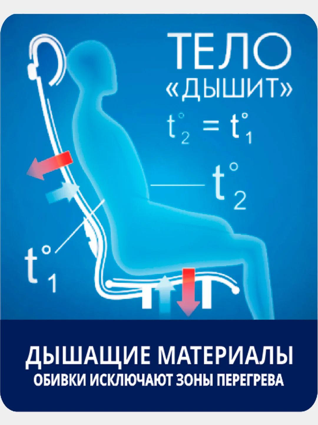 Кресло компьютерное офисное МЕТТА "BP-8PL" черное